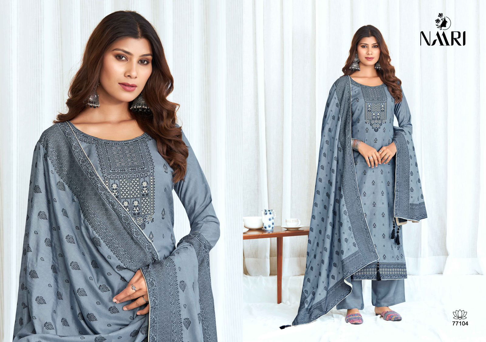 Jaguar By Naari Jacquard Muslin Designer Salwar Kameez Wholesale Market In Surat